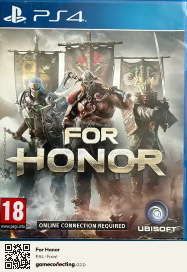 For Honor PlayStation 4, PAL box front