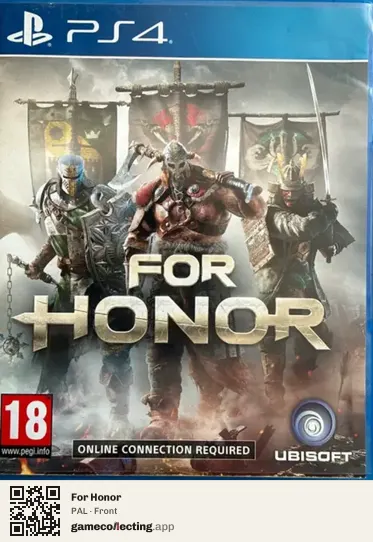 For Honor PlayStation 4, PAL box front