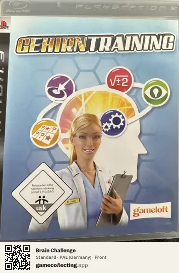 Brain Challenge PlayStation 3, Germany box front