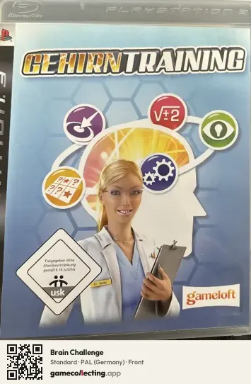 Brain Challenge PlayStation 3, Germany box front