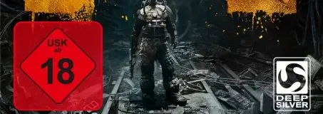 Metro: Last Light, the USK square on its front