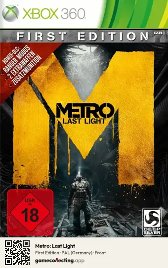 Metro: Last Light Xbox 360, Germany box front