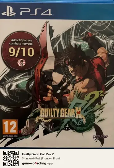 Guilty Gear Xrd Rev 2 PlayStation 4, France box front