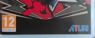 Persona 5 Tactica, the USK square on its front