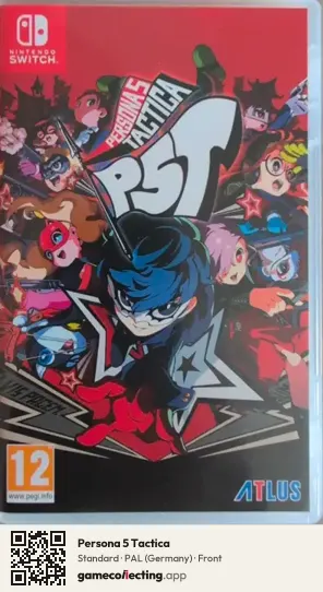Persona 5 Tactica Nintendo Switch, Germany box front