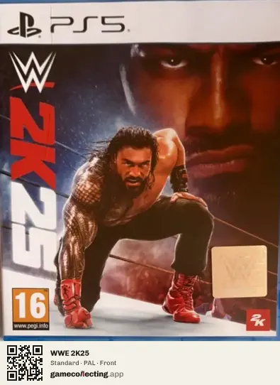 WWE 2K25 PlayStation 5, PAL box front