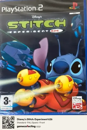 Disney's Stitch: Experiment 626 PlayStation 2, Spain box front
