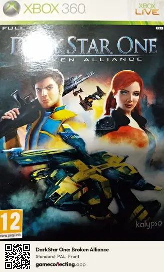 DarkStar One: Broken Alliance Xbox 360, PAL box front