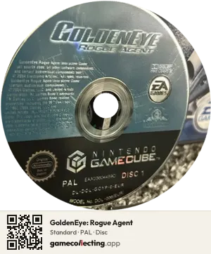 GoldenEye: Rogue Agent Nintendo GameCube, PAL disc