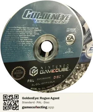 GoldenEye: Rogue Agent Nintendo GameCube, PAL disc