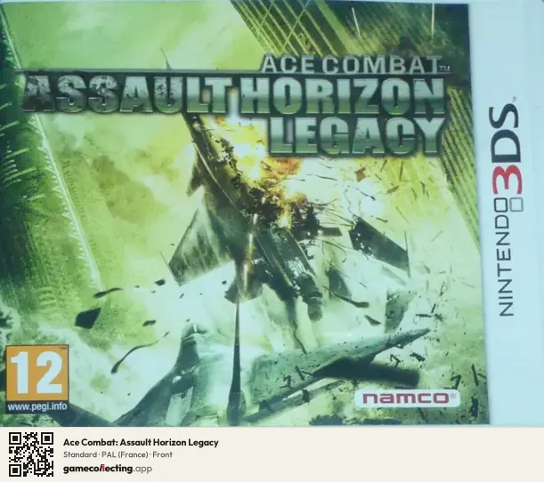 Ace Combat: Assault Horizon Legacy Nintendo 3DS, France box front