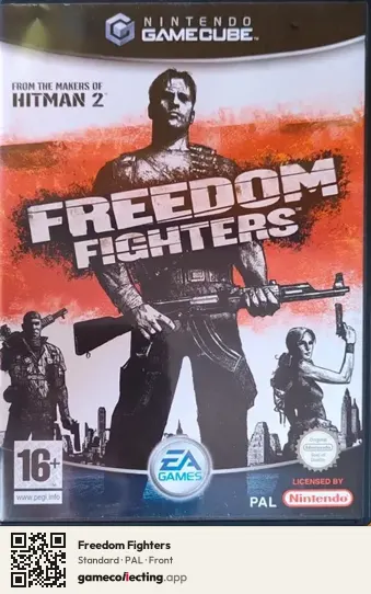 Freedom Fighters Nintendo GameCube, PAL box front