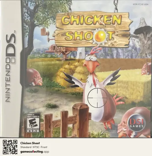 Chicken Shoot Nintendo DS, NTSC box front