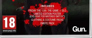 Friday the 13th: The Game, the PEGI square on its front