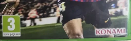 Pro Evolution Soccer 2019, the USK square on its front