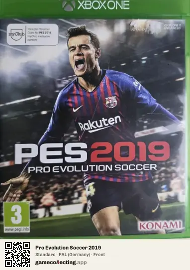 Pro Evolution Soccer 2019 Xbox One, Germany box front