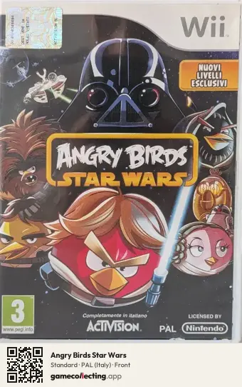 Angry Birds Star Wars Nintendo Wii, Italy box front