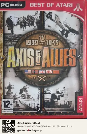 Axis & Allies (2004) Computer, France box front