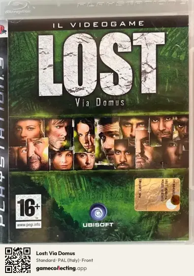 Lost: Via Domus PlayStation 3, Italy box front