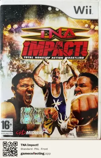TNA Impact! Nintendo Wii, PAL box front