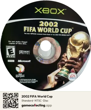 2002 FIFA World Cup Xbox, NTSC disc