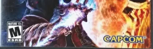 Devil May Cry 4, the ESRB box on its front