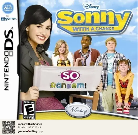 Sonny with a Chance Nintendo DS, NTSC box front