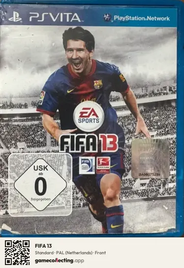 FIFA 13 PlayStation Vita, Netherlands box front