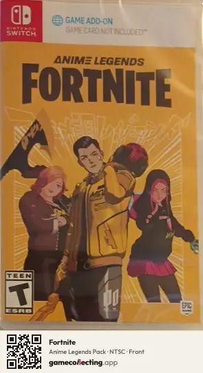 Fortnite Nintendo Switch, NTSC box front