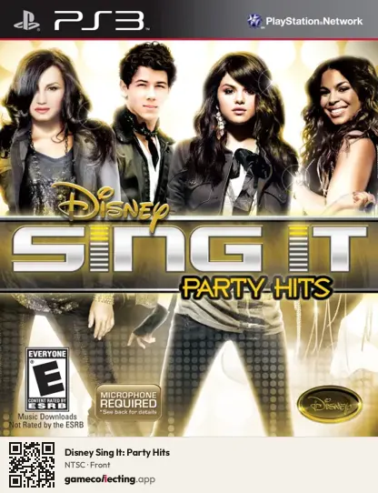 Disney Sing It: Party Hits PlayStation 3, NTSC box front