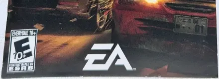 Burnout Revenge, the ESRB box on its front
