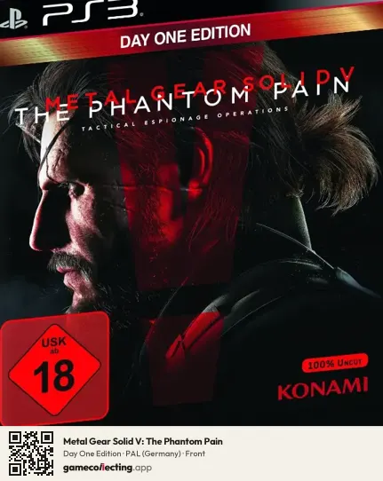 Metal Gear Solid V: The Phantom Pain PlayStation 3, Germany box front