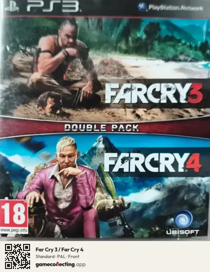 Far Cry 3 / Far Cry 4 PlayStation 3, PAL box front