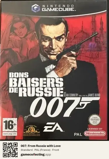 007: From Russia with Love Nintendo GameCube, France box front