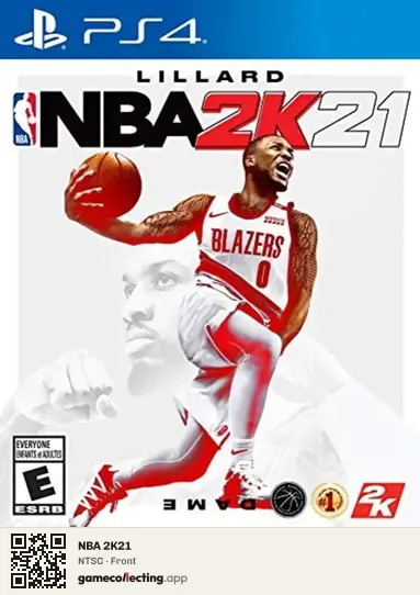 NBA 2K21 PlayStation 4, NTSC box front