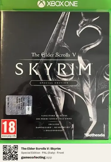 The Elder Scrolls V: Skyrim Xbox One, Italy box front