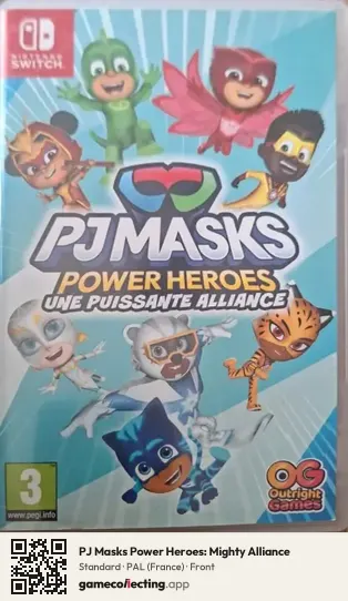 PJ Masks Power Heroes: Mighty Alliance Nintendo Switch, France box front