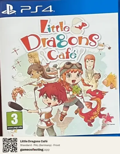 Little Dragons Café PlayStation 4, Germany box front