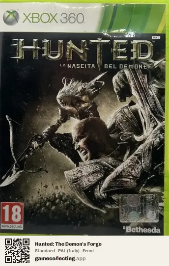 Hunted: The Demon's Forge Xbox 360, Italy box front
