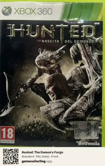 Hunted: The Demon's Forge Xbox 360, Italy box front