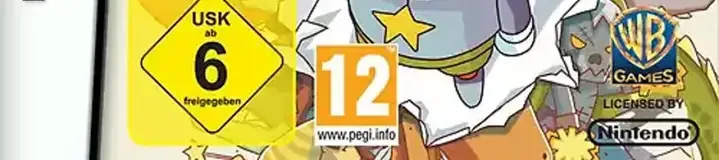Super Scribblenauts, the USK square on its front