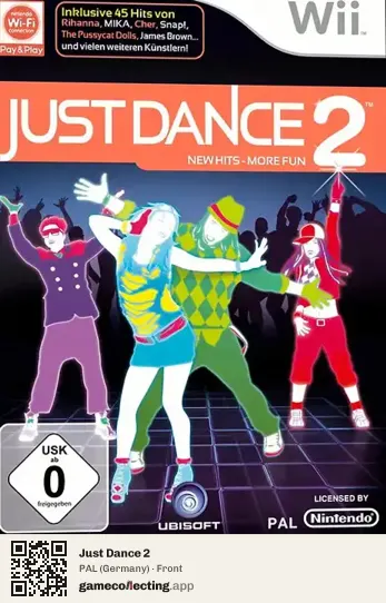 Just Dance 2 Nintendo Wii, Germany box front