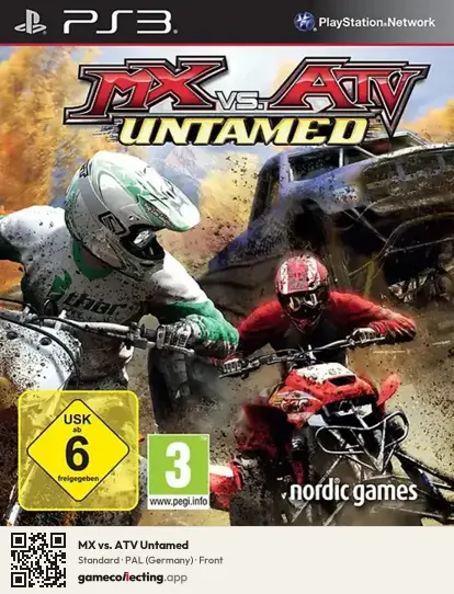 MX vs. ATV Untamed PlayStation 3, Germany box front