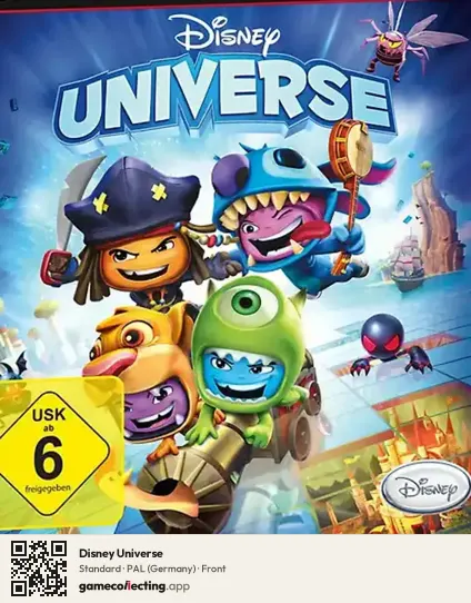 Disney Universe PlayStation 3, Germany box front