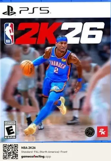 NBA 2K26 PlayStation 5, North America box front