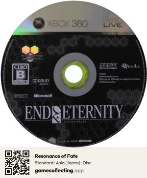 Resonance of Fate Xbox 360, Asia disc