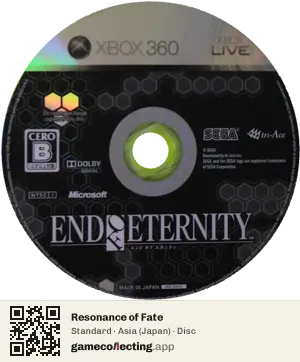 Resonance of Fate Xbox 360, Asia disc