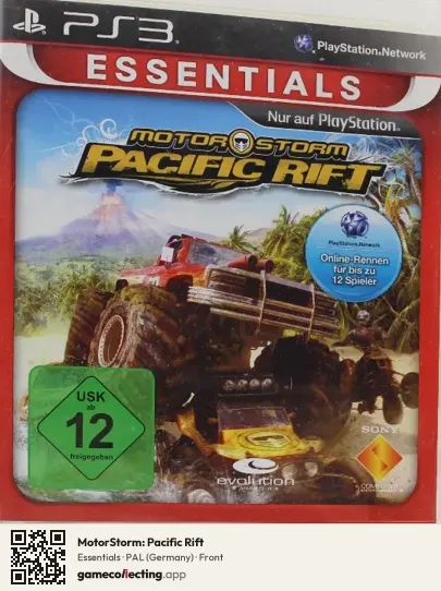 MotorStorm: Pacific Rift PlayStation 3, Germany box front