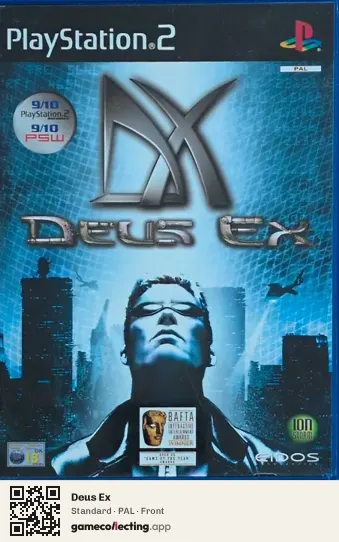 Deus Ex PlayStation 2, PAL box front