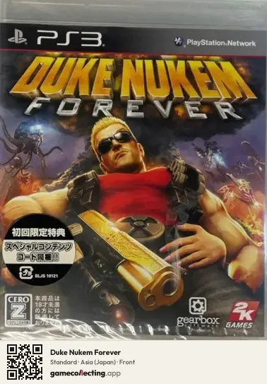 Duke Nukem Forever PlayStation 3, Asia box front